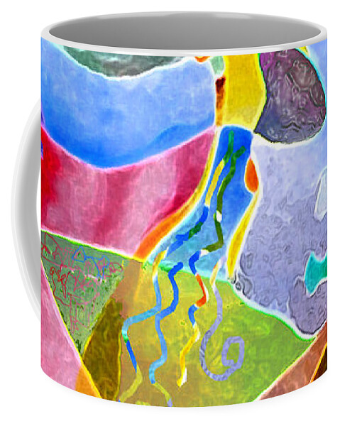 Coffee Coffee Mug featuring the painting Daydreams by Sally Trace