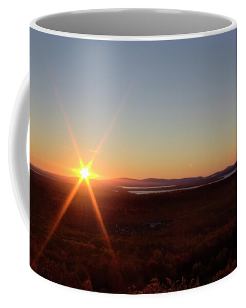 Water Coffee Mug featuring the photograph Days First Light IV HDR by Greg DeBeck