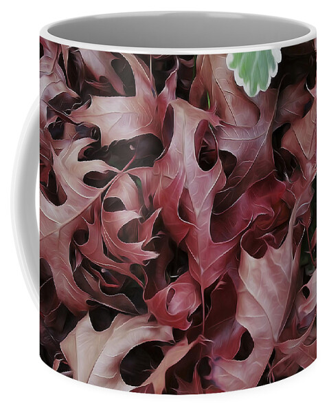 Autumn Leaves Coffee Mug featuring the digital art Days Gone By by Vincent Franco