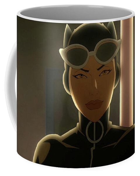 Dc Showcase Catwoman Coffee Mug featuring the digital art DC Showcase Catwoman by Maye Loeser