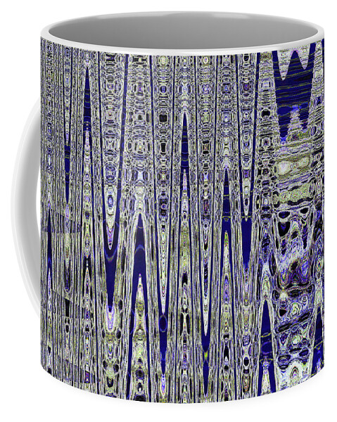Dead Cholla Abstract Coffee Mug featuring the digital art Dead Cholla Abstract by Tom Janca