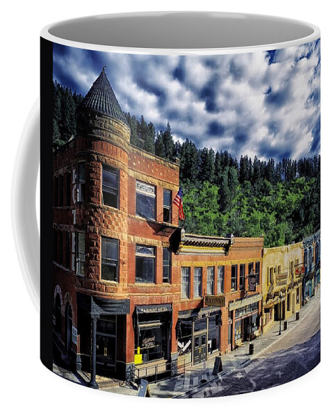 Deadwood Coffee Mug featuring the photograph Deadwood South Dakota by Movie Poster Prints
