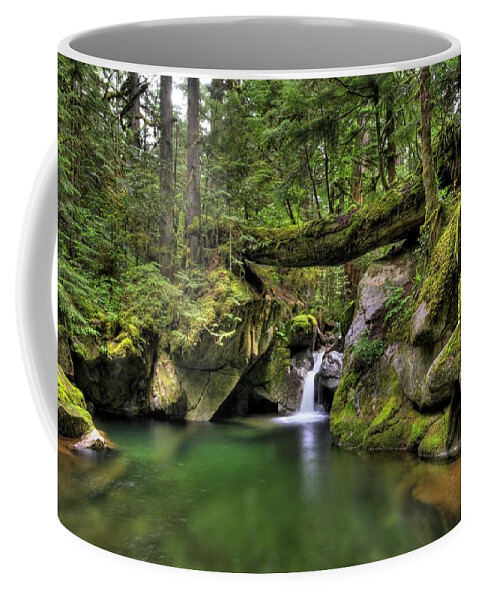Hdr Coffee Mug featuring the photograph Deception Creek by Brad Granger