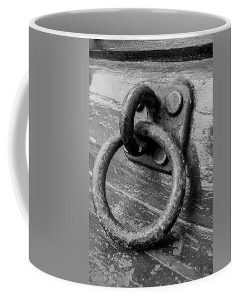 Uss Constitution Coffee Mug featuring the photograph Deck Fitting USS Constitution by Allan Morrison
