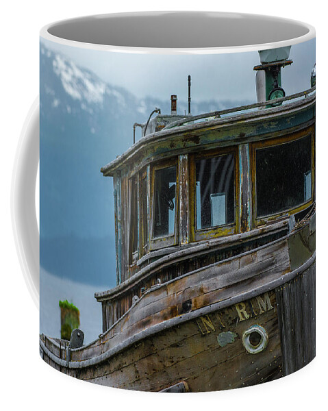 Boat Coffee Mug featuring the photograph Decommissioned by David Kirby