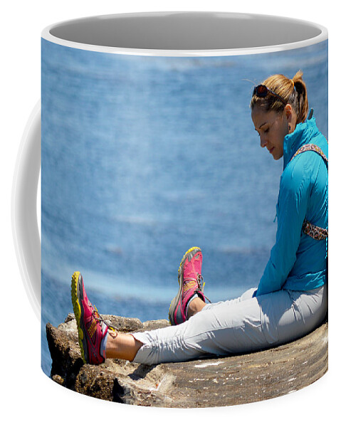 Floyd Snyder Coffee Mug featuring the painting When You Fall In Love 4 by Floyd Snyder