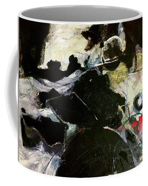 Deep Coffee Mug featuring the painting Deep State by Carole Johnson