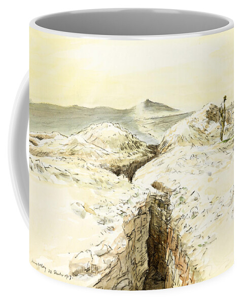 Defences Coffee Mug featuring the photograph Defences of Jerusalem by Munir Alawi