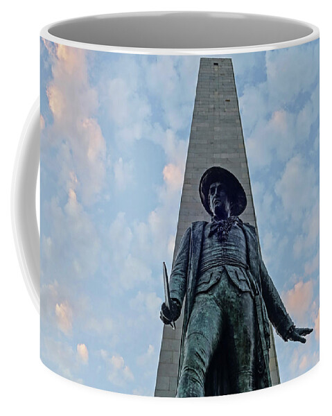 Boston Coffee Mug featuring the photograph Defending Bunker Hill Charlestown MA by Toby McGuire
