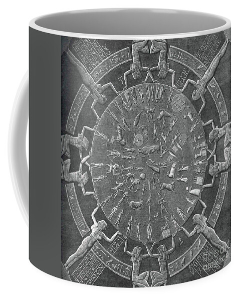 Science Coffee Mug featuring the photograph Dendera Zodiac by Science Source