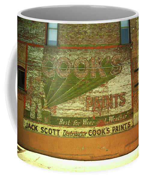 America Coffee Mug featuring the photograph Denver Ghost Mural by Frank Romeo