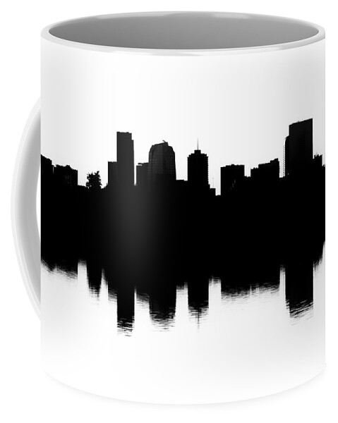 Denver Coffee Mug featuring the photograph Denver Silhouette by Kevin Schwalbe