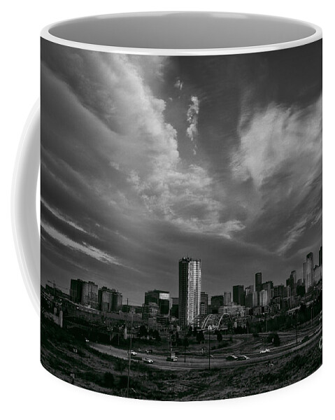 Denver Skyline Coffee Mug featuring the photograph Denver Skyline by Kristal Kraft