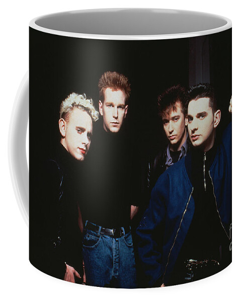Depeche Mode Coffee Mug featuring the photograph Depeche Mode by Oleg Konin