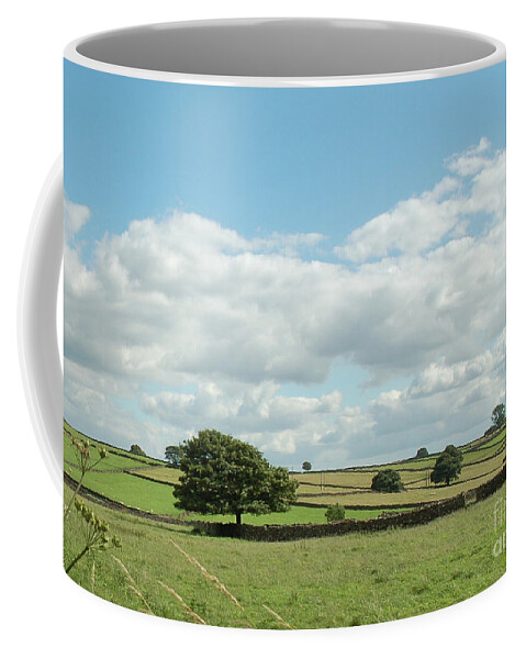 Derbyshire Coffee Mug featuring the photograph Derbyshire Landscape by Mini Arora