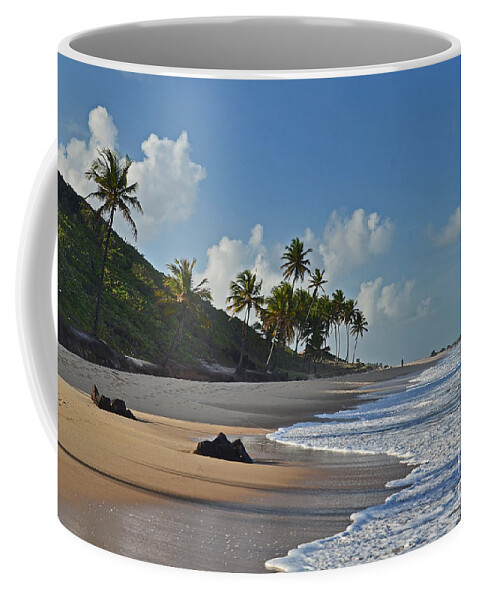 Beach Coffee Mug featuring the photograph Desert Beach - Brazil - Coqueirinho - Paraiba by Carlos Alkmin