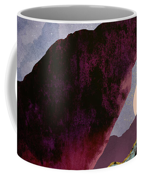 Desert Coffee Mug featuring the digital art Desert Perspective by Spacefrog Designs