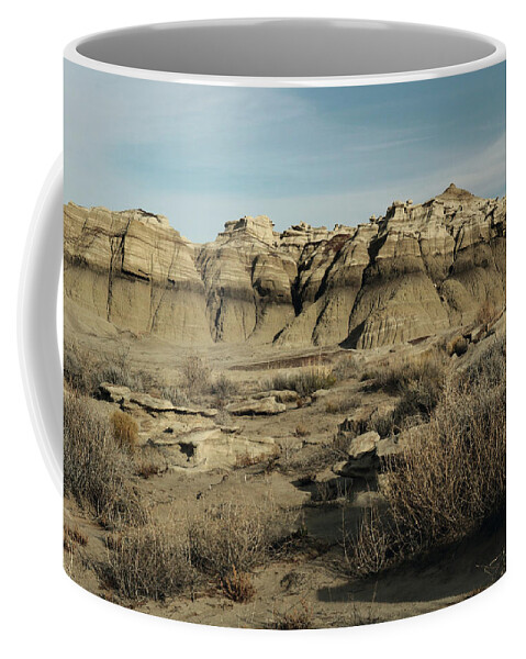 Shale Coffee Mug featuring the photograph Desert Sand Castles by David Diaz