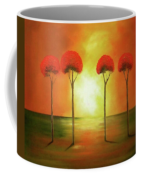 Abstract Coffee Mug featuring the photograph Desolation Abstract by Troy Caperton