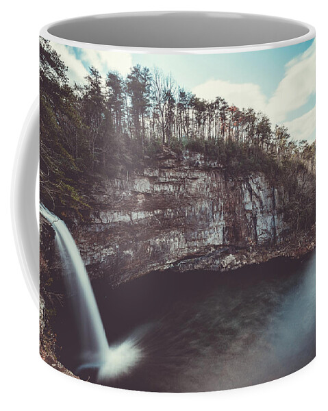 Desoto Coffee Mug featuring the photograph Desoto waterfall, Alabama. by Mati Krimerman