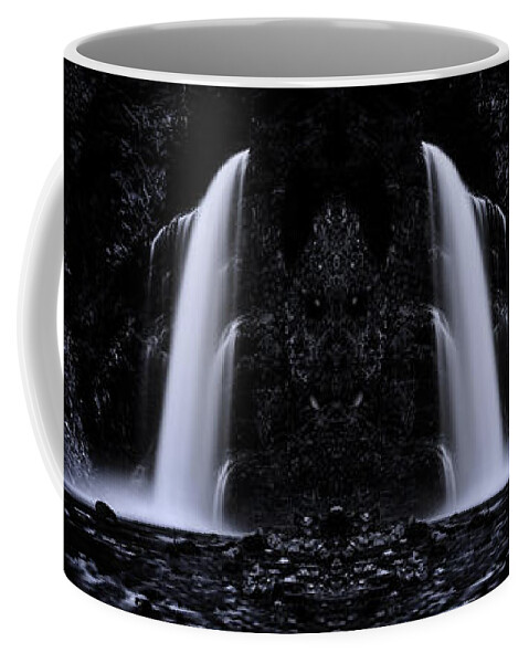 Mountain Coffee Mug featuring the digital art Devil Falls by Pelo Blanco Photo