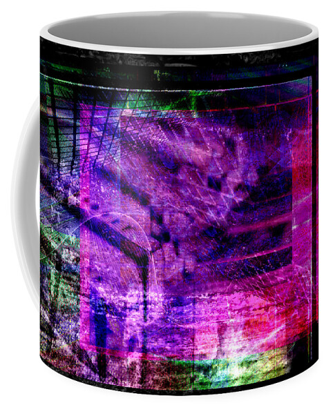 Abstract Coffee Mug featuring the digital art Different Paths by Art Di