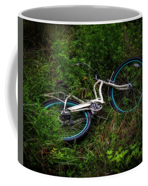 Bicycle Coffee Mug featuring the photograph Discarded by Alan Raasch