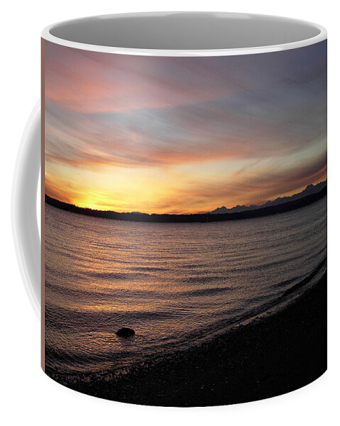 Park Coffee Mug featuring the photograph Discovery Park Sunset by Pelo Blanco Photo