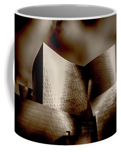 Architecture Coffee Mug featuring the photograph Disney Concert Hall by Joseph Hollingsworth