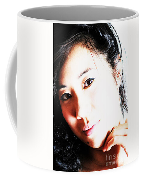 Glamour Photographs Coffee Mug featuring the photograph Distant beauty by Robert WK Clark