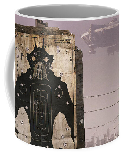 District 9 Coffee Mug featuring the digital art District 9 by Maye Loeser