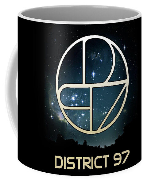  Coffee Mug featuring the digital art District 97 Logo by District 97