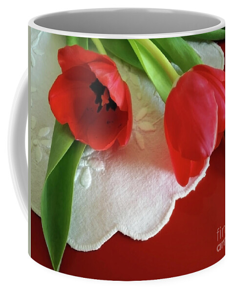 Tulips Coffee Mug featuring the photograph Do Not Forget by Jasna Dragun