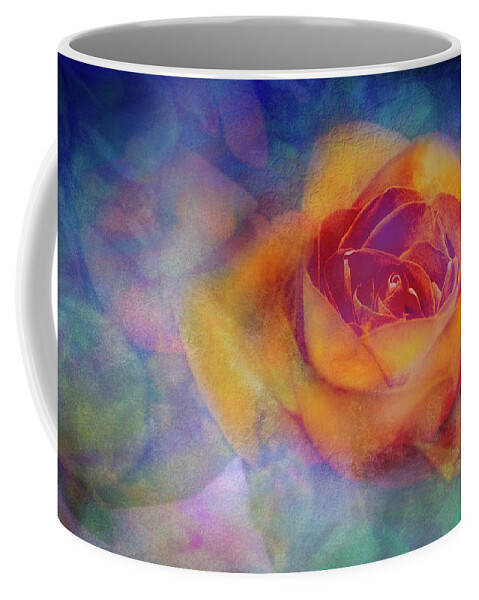 Flowers Coffee Mug featuring the painting Do not watch the petals fall by Ches Black