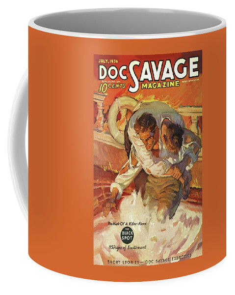 Doc Savage The Black Spot Coffee Mug