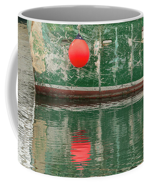 Dock Coffee Mug featuring the photograph Dockside Abstract by Mim White