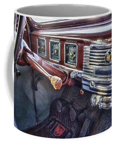 Alabama Photographer Coffee Mug featuring the digital art Dodge Dash by Michael Thomas