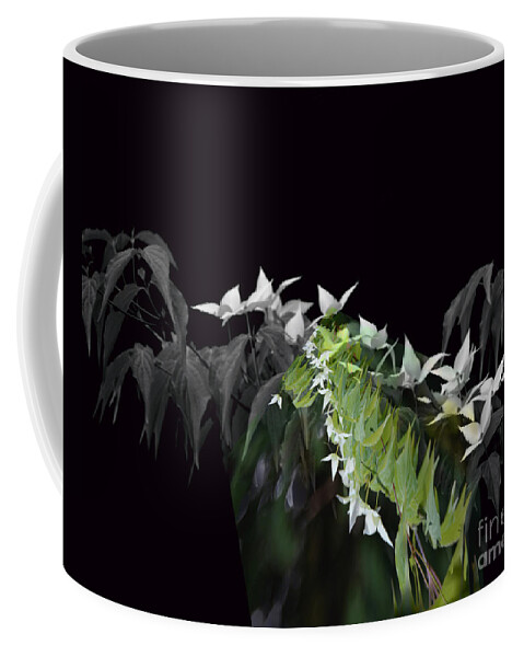 Dogwood Flowers. Flowers Coffee Mug featuring the photograph Dogwood Shades of Grey by Elaine Hunter