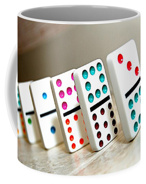 Dominos Coffee Mug featuring the photograph Dominos by Jackie Russo