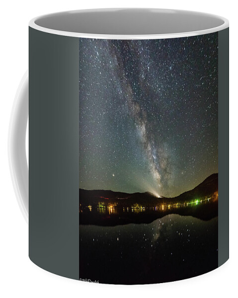 Donner Lake Coffee Mug featuring the photograph Donner Lake Milky Way by Mike Ronnebeck