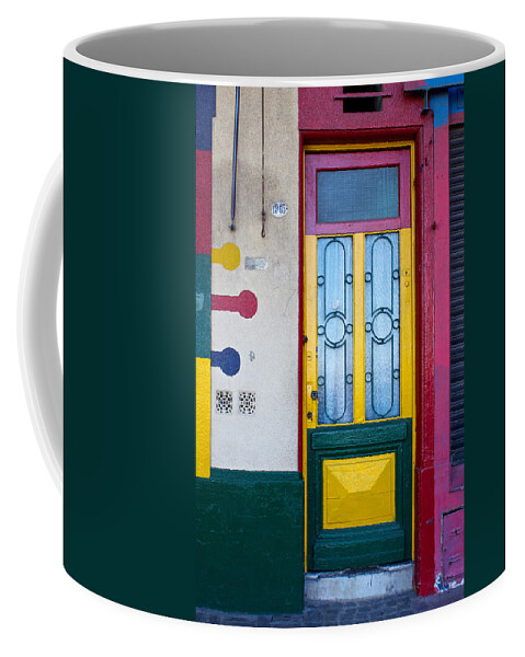 Doors Coffee Mug featuring the photograph Doors of San Telmo, Argentina by Venetia Featherstone-Witty