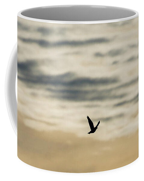Dove Coffee Mug featuring the photograph Dove in the Clouds by Douglas Killourie