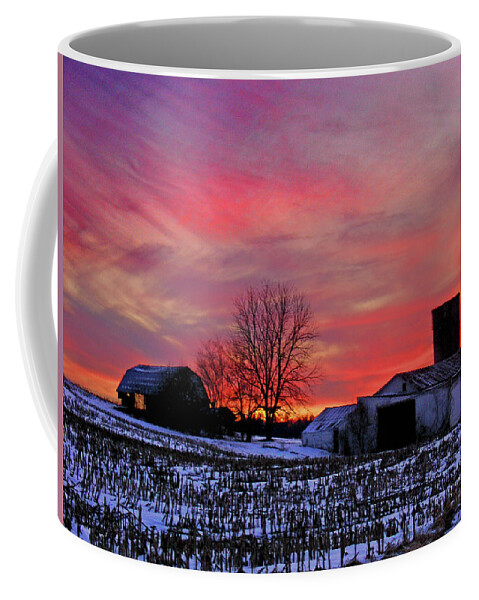 Rural Coffee Mug featuring the photograph Down the Street from Daranya's House by Steve Karol