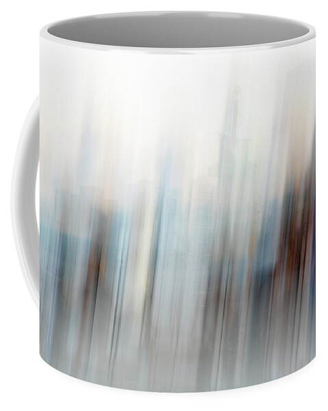 Downtown Coffee Mug featuring the photograph Downtown Chicago Abstract by Marilyn Hunt
