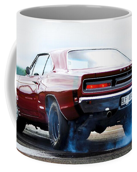 Drag Racing Coffee Mug featuring the photograph Drag Racing by Jackie Russo