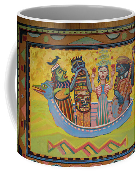 Dragon Boat Band Coffee Mug featuring the photograph Dragon Boat Band by Tom Cochran