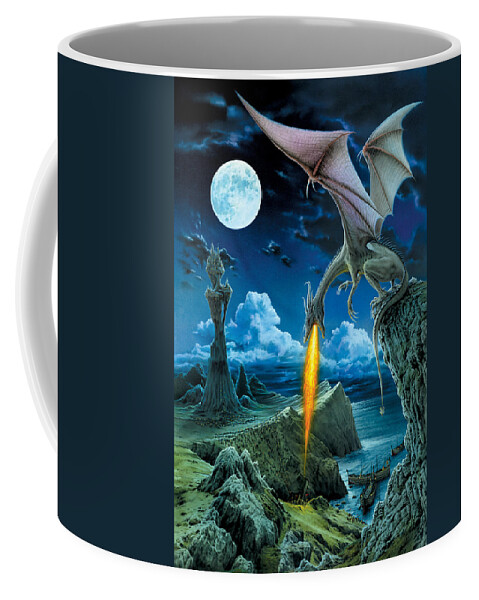 Dragon Coffee Mug featuring the photograph Dragon Spit by MGL Meiklejohn Graphics Licensing