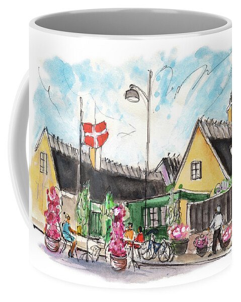 Travel Coffee Mug featuring the painting Dragor 06 by Miki De Goodaboom