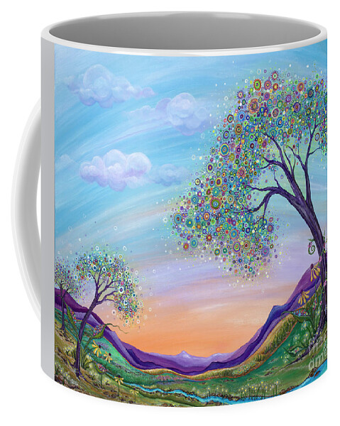 Landscape Painting Coffee Mug featuring the painting Dream Big by Tanielle Childers