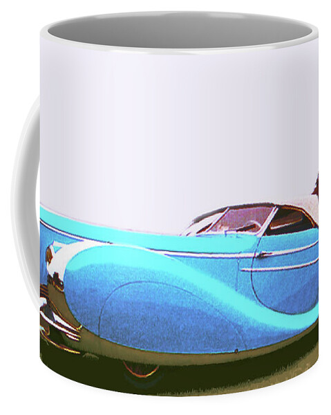 Automobiles Coffee Mug featuring the painting Dream Car by CHAZ Daugherty